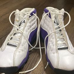 Air Jordan 13 Retro GS 'Lakers size 5y boys but fits 7 women