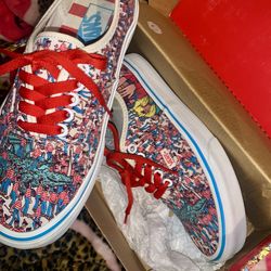 “Where’s Waldo” Vans 8.5w/7m