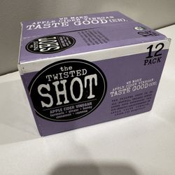 The Twisted Shot - Organic Apple Cider Vinegar, 12 Pack