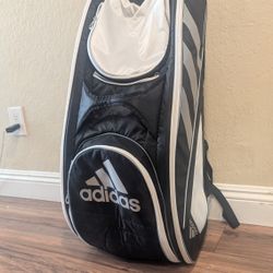 Adidas Tour 12 Racket Tennis Bag (Black/White)