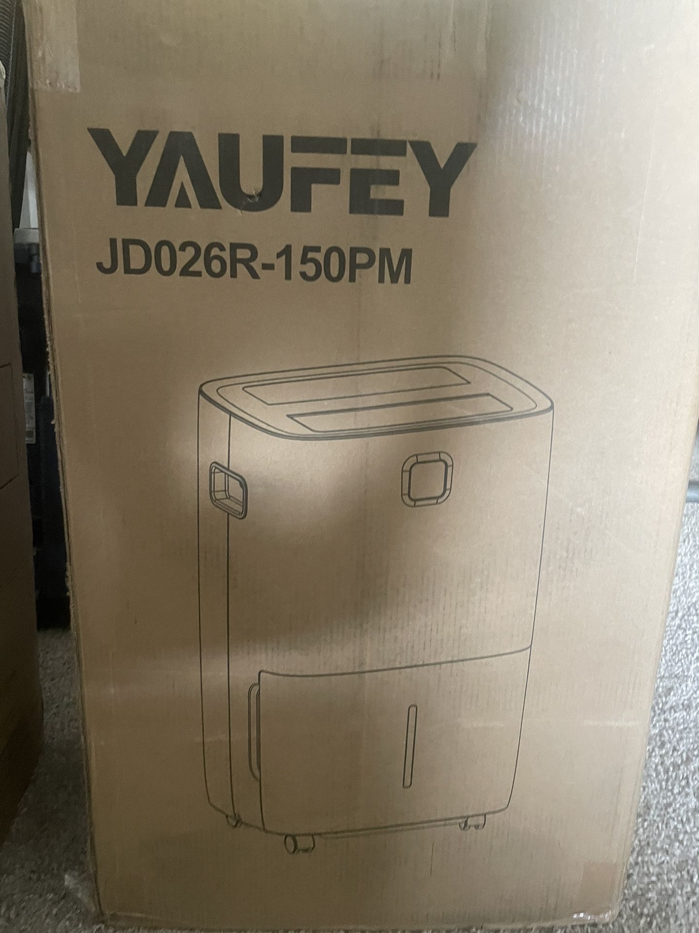 Yaufey 150 Pints Energy Star Dehumidifier New