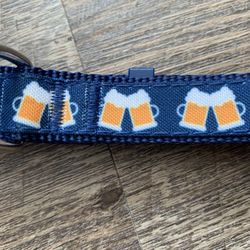 🍺Beer mug 💙medium 💙navy blue 🍻collar🐶
