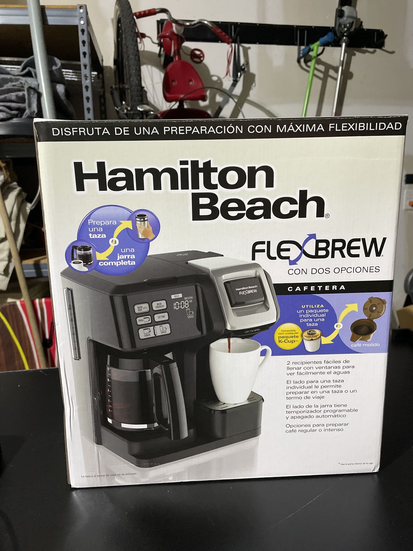 NEW Hamilton Beach Flex brew K-cup/pot