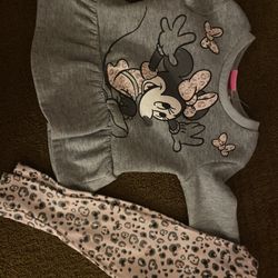 Minnie Mouse Warm Outfit2t