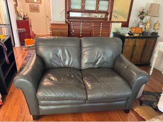 Leather Love Seat