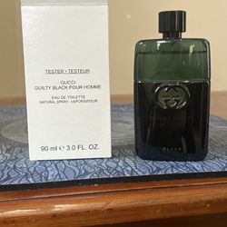 Gucci Guilty Black Pour Homme 3.0oz Tester