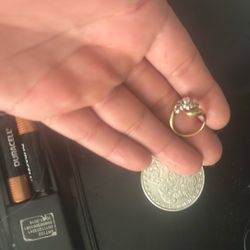 Gold And Diamond Ring