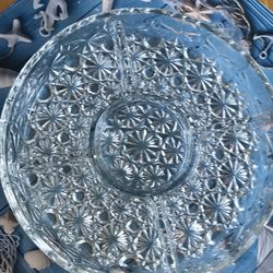 10”Lead Crystal Dip Platter