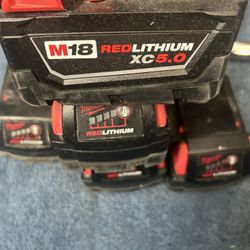 Milwaukee batteries