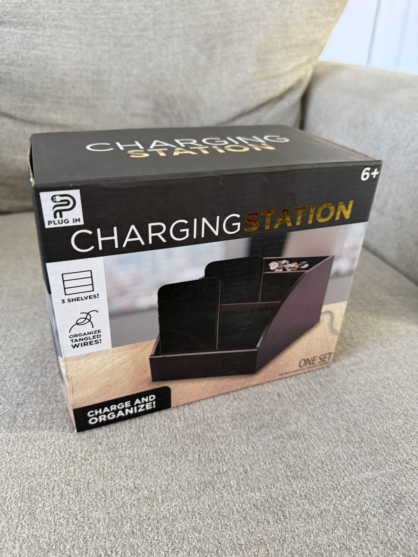 Wooden Charging Station Gift Set