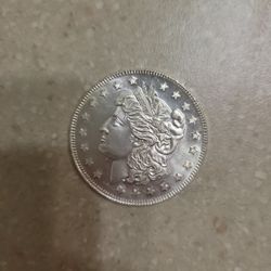 Morgan Silver Dollar Design 1 Oz 999 Silver Coin 