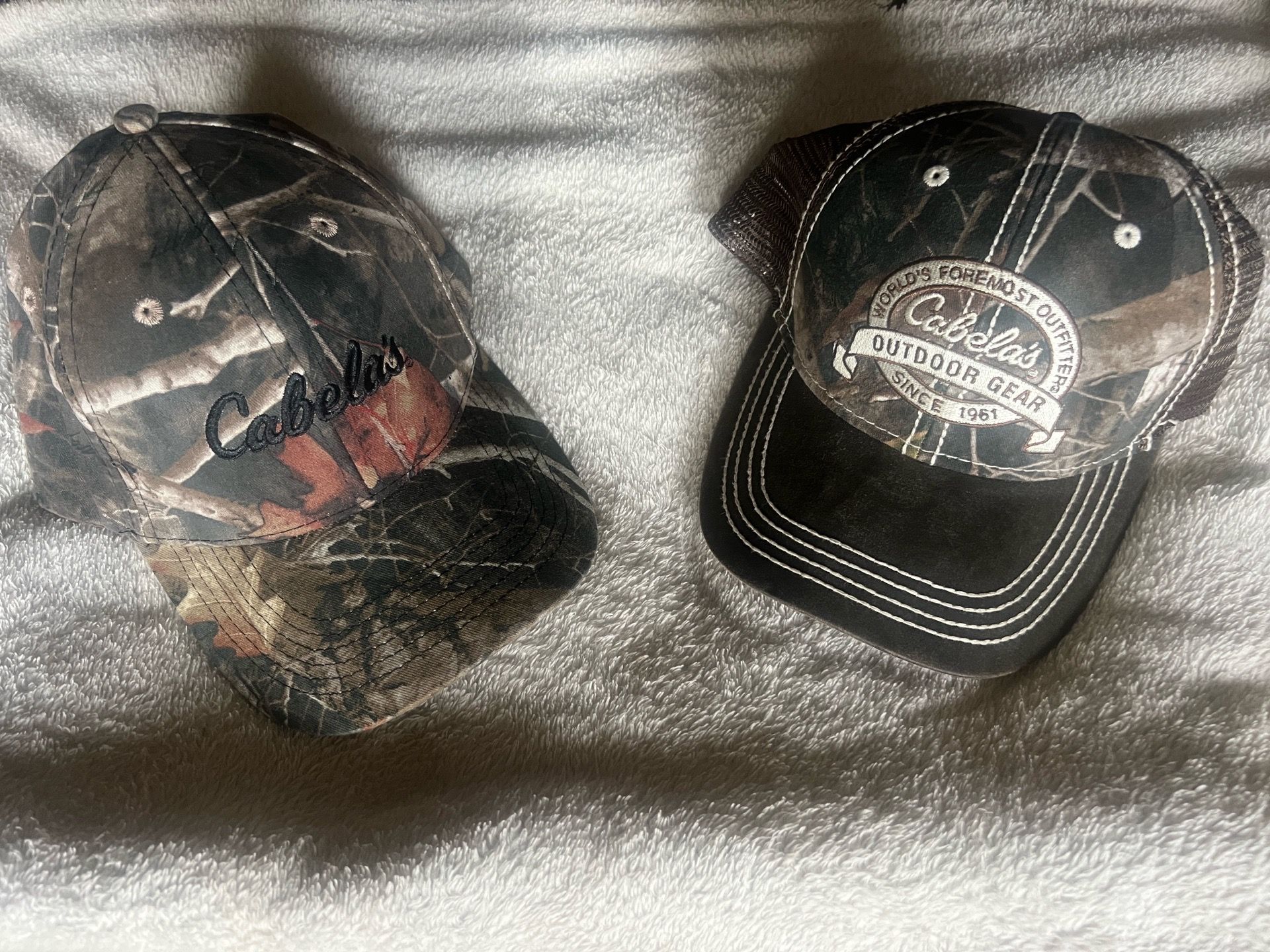 2 New Cabelas Hunting Hats!