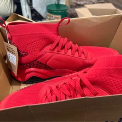 Red men’s size 10.5 champion sneakers