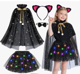 Kids Light Up Cat Costume Set size 3t