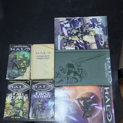 Halo Books And Comic Lot