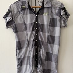 Fox Women’s Biking Top In Plaid