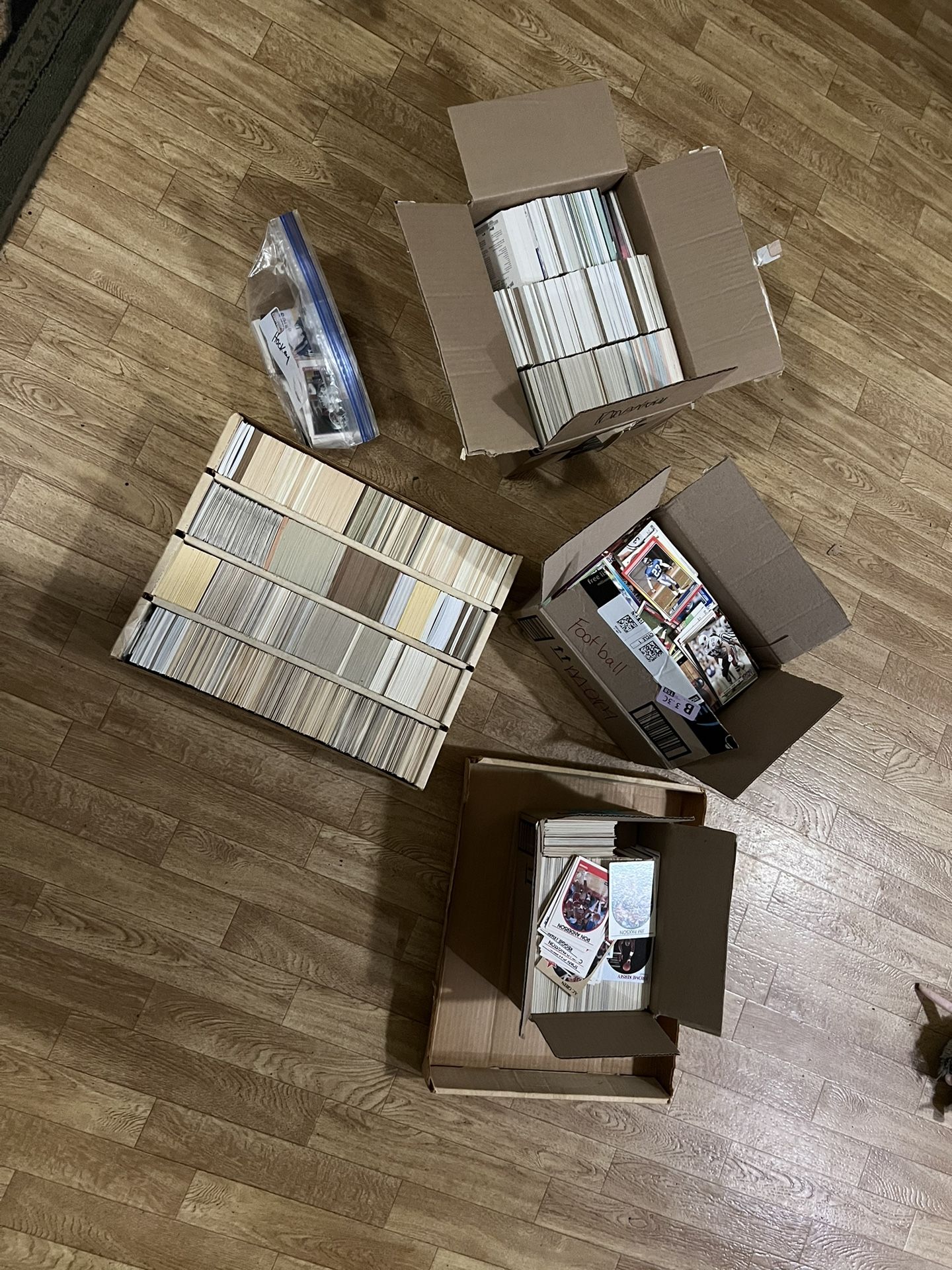 About 6700 Bulk sport cards