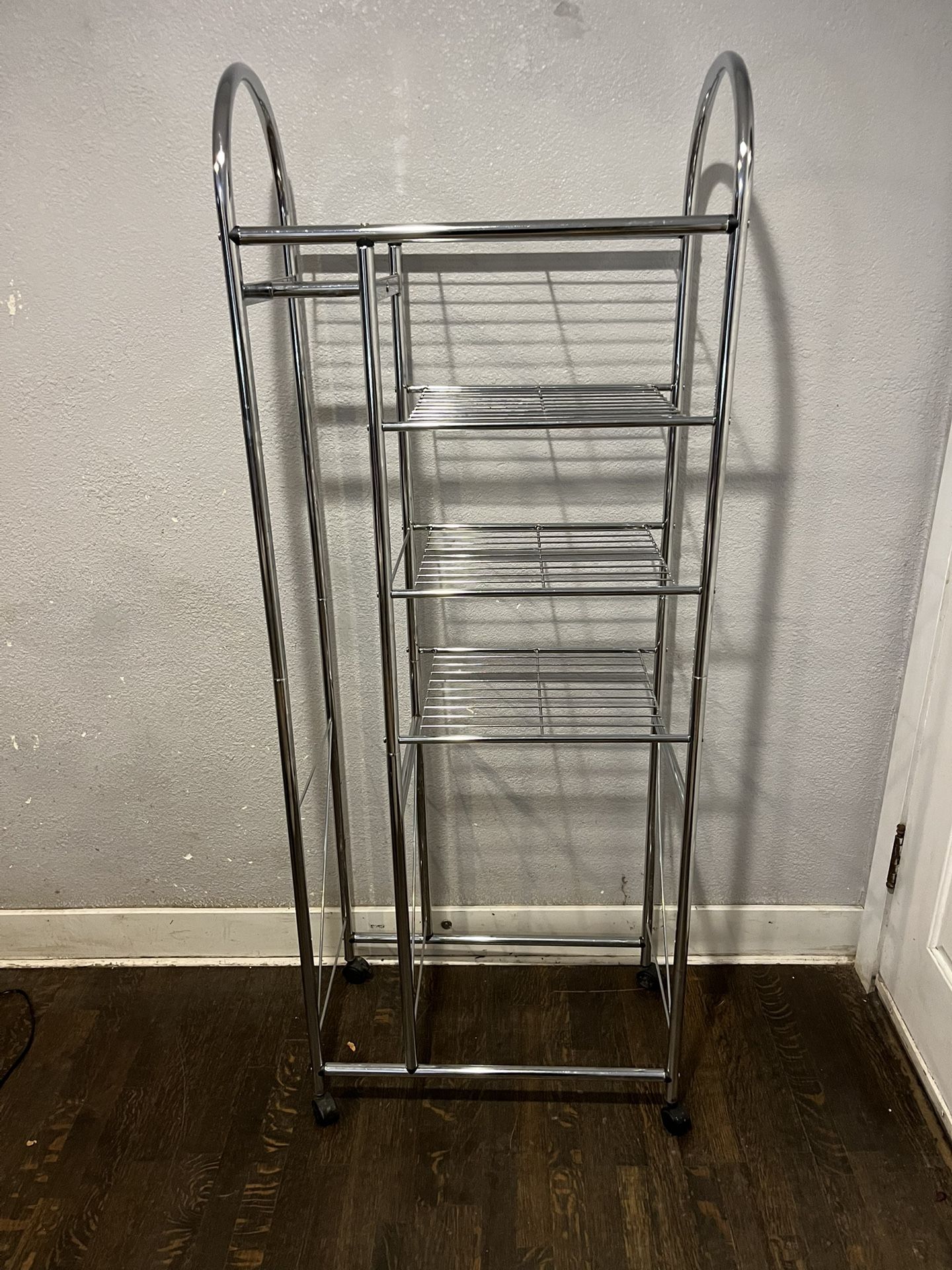 Rolling closet Rack organizer- 26”L x15”W x 66”H
