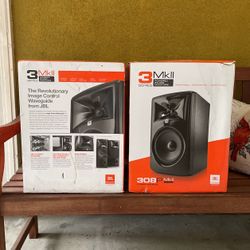 JBL 308p Mkll Power Studio Monitors
