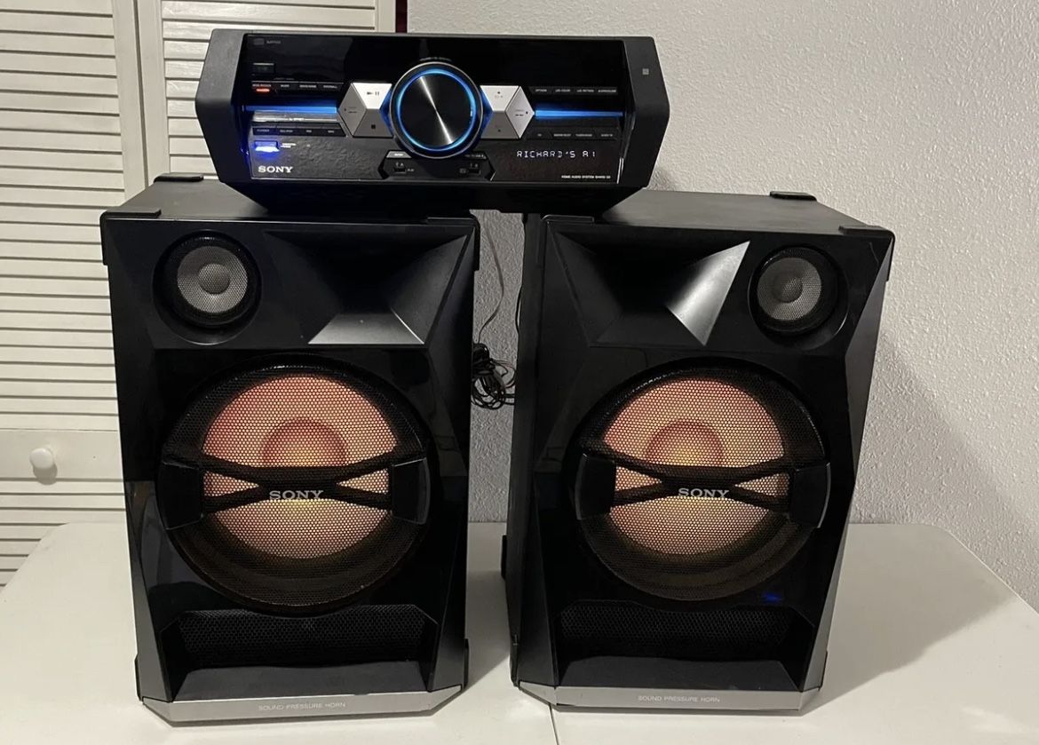 Sony Shake 33 Bluetooth 2200 Watt Audio System with CD player Mp3