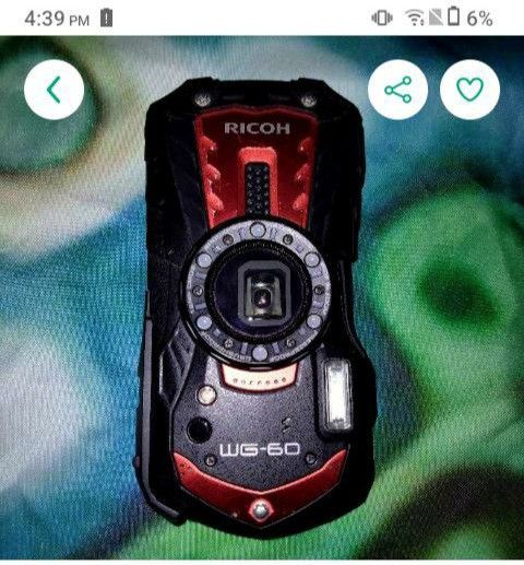 Richo Wg 60 Camera Red 16 Megapixels