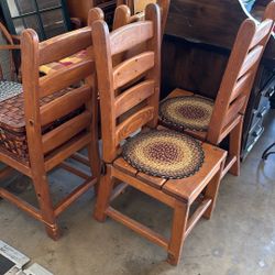 Vintage Ladder back Chairs