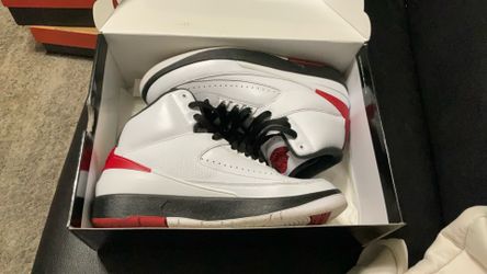  Air Jordan 2 Retro White/Red Size 8.5 - Clean – OBO