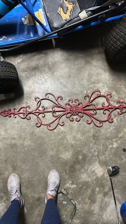 Red wall decor