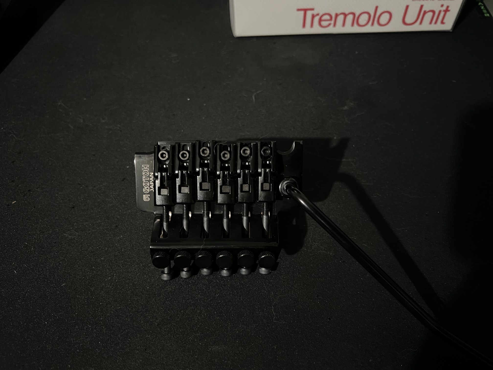 Gotoh 1996T Black Floyd Rose Bridge Japan