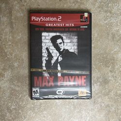 (Sealed) Max Payne (Ps2) Greatest Hits 