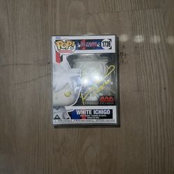 Signed White Ichigo Funko 