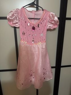 Girls Pink Princess Costume Dress