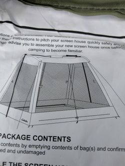 Cabela's Screen Tent New