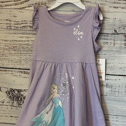 NWT Elsa Purple toddler Dress size 18 months