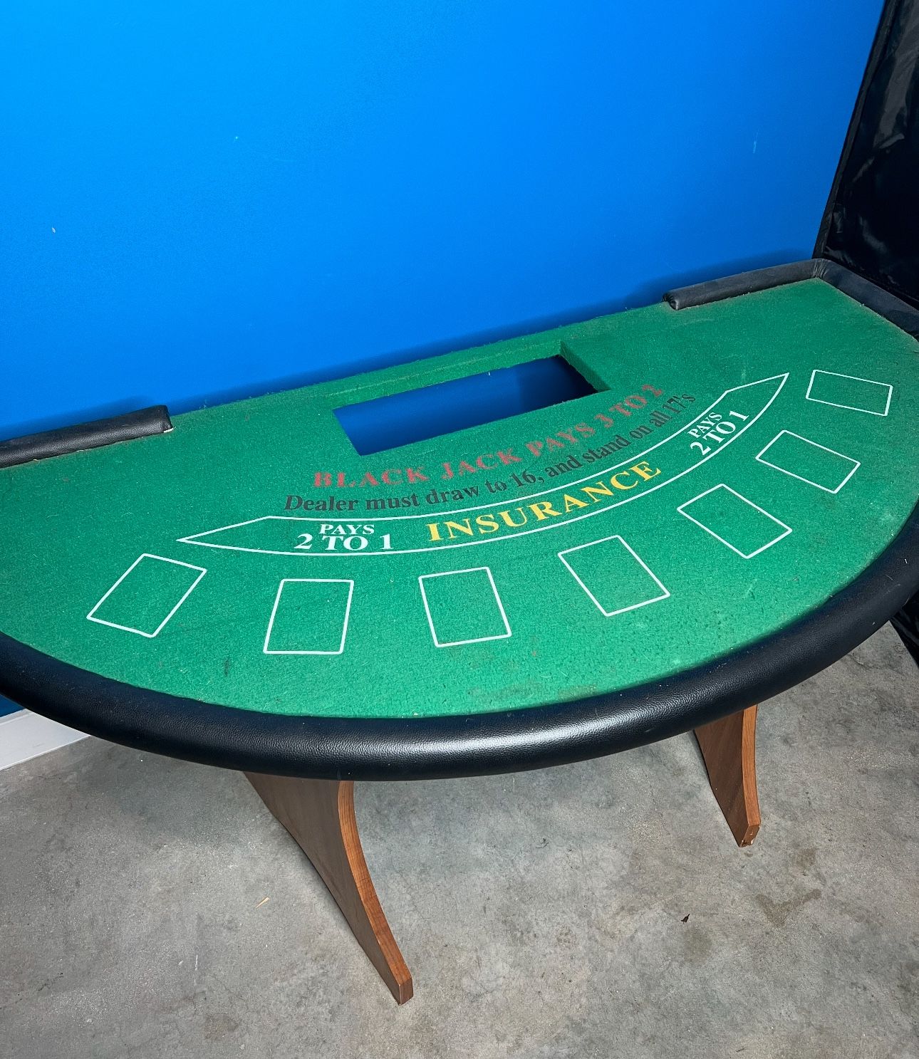 Blackjack / Poker Table – $300 OBO