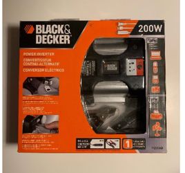 Black and Decker Car Portable Power Inverter 200 Watts