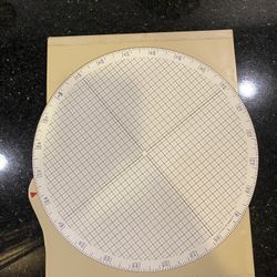 ACCU-LINE ROTARY DESIGN SYSTEM 9¾' Diameter Round Drawing Surface