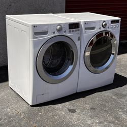 LG Washer And Dryer Set Gas