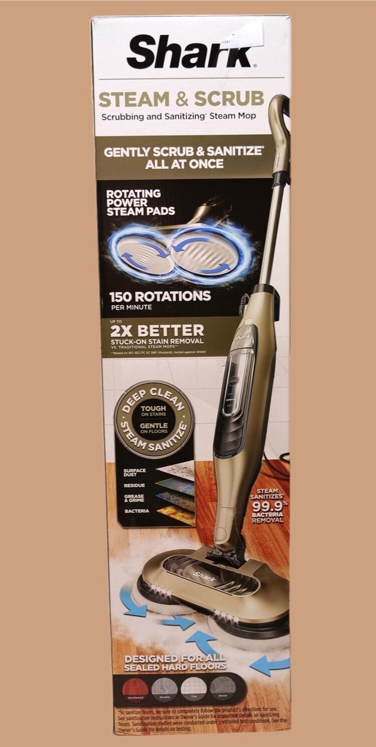 Shark Steam Scrub Scrubbing and Sanitizing Steam Mop Deep Clean Sanitize Home Cleaning Tool