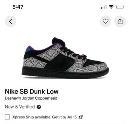 Nike sb dunk low Dashawn Jordan