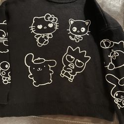 Hello Kitty Black Sweater Size XL