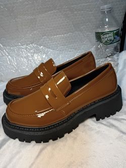 Brown Loafers platform