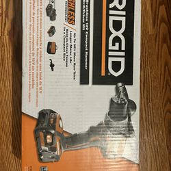 Rigid  Brushless 18V Compact Hammer Drill/Driver Kit