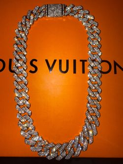 VVS Moissanite cuban necklace