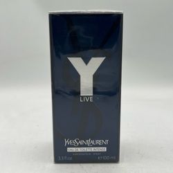 Yves Saint Laurent Y Live EDT Intense 3.3 oz. 100 Ml. New Sealed Box *Authentic*