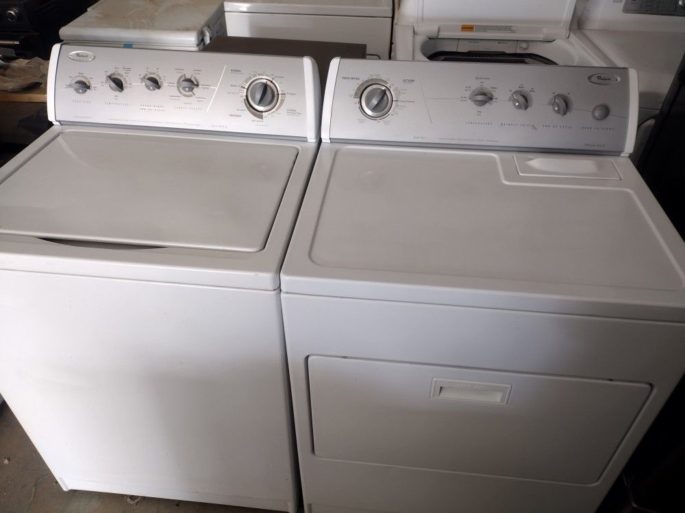 Whirlpool washer and electric dryer 