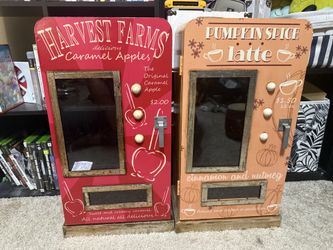 Fall decor shelves