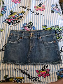 Hudson Jeans Denim Mini Skirt - Size 28 (Excellent Condition)