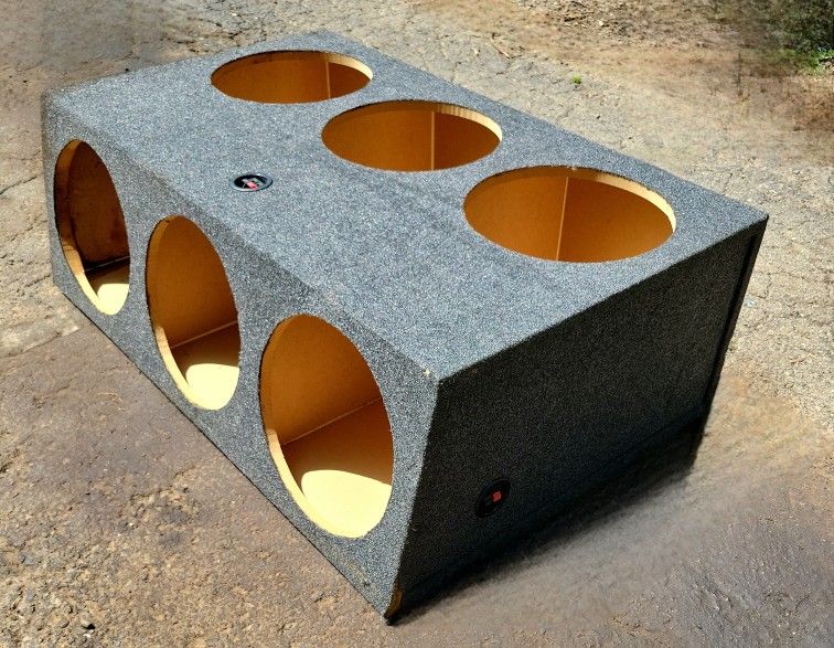 6 Hole 12" Sealed Subwoofer Enclosure