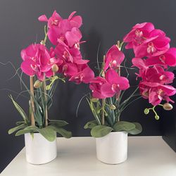 Artificial Pink Orchid Plants